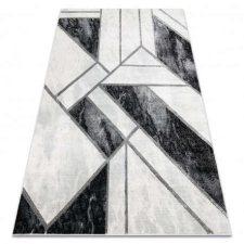 GLAMOUR EMERALD szőnyeg 81953 glamour, elegáns márvány, geometriai fekete / ezüst 240x330 cm lakástextília