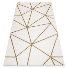 GLAMOUR Geometriai Szőnyeg - Krém/Arany - 180x270 cm lakástextília