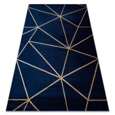 GLAMOUR Kizárólagos EMERALD szőnyeg 1013 glamour, elegáns geometriai sötétkék / arany 80x150 cm lakástextília