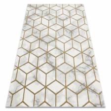 GLAMOUR Márvány Kocka Szőnyeg - Arany - 120x170 cm lakástextília