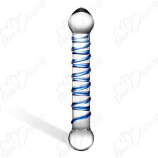 Glas - Spiral Dildo clear műpénisz, dildó