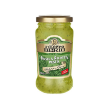 Glatz Kft. Filippo Berio Pesto 190g Bazsalikomos Ricottás szósz, mártás