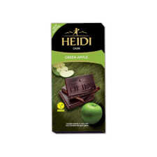 Glatz Kft. HEIDI 80g Étcsokoládé Green Apple csokoládé és édesség