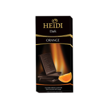 Glatz Kft. HEIDI 80g Étcsokoládé Narancs csokoládé és édesség
