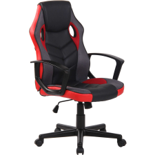Glendale sportos irodai forgószék gamer szék fekete-piros 314716 forgószék