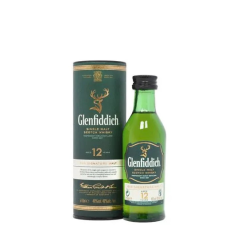 Glenfiddich Whisky 12 years Single Malt Scotch 0,05l DD. whisky