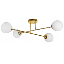 Glimex opál üveg gömb / golyó mennyezeti lámpa 4xE27 LISZ Gold GLIS0099 világítás