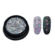  Glitter páva #01 körömdíszítő