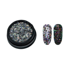 Glitter páva #08 körömdíszítő