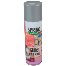  Glitter spray ezüst 300ml dekorációs kellék