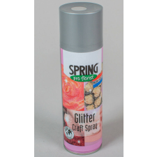  Glitter Spray SPRING 300 ml dekorációs fújós spray - Ezüst dekorációs kellék