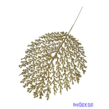  Glitteres ág 64 - Arany dekorációs kellék