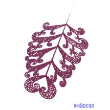  Glitteres ág 66 - Pink dekorációs kellék