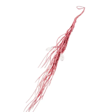  Glitteres dekor ág sztrasszal pink 44cm dekorációs kellék