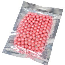  Glitteres polisztirol golyó sötétrózsaszín 1cm kb.10-15gramm dekorációs kellék