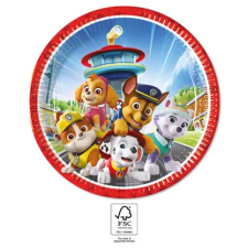 Global Licence Srl 8db papírtányér 23cm-es MANCS ŐRJÁRAT party kellék