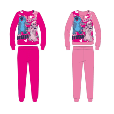 Global Licence Srl Disney Stitch pamut flanel gyerek pizsama - pink - 98 gyerek hálóing, pizsama