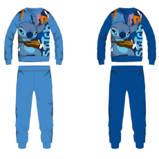 Global Licence Srl Disney Stitch pamut flanel gyerek pizsama - világoskék - 128