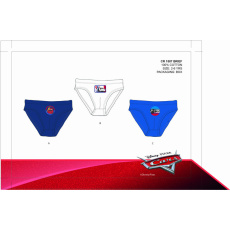 Global Licence Srl Disney Verdák kisfiú alsó - 3 darabos pamut alsó - -