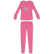 Global Licence Srl Flamingó téli pamut gyerek pizsama - interlock pizsama - rózsaszín - 122 gyerek hálóing, pizsama