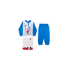 Global Licence Srl Hosszú vékony pamut gyerek pizsama - Mickey egér - 122 - középkék gyerek hálóing, pizsama