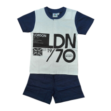 Global Licence Srl Rövid ujjú pamut gyerek pizsama - Evidence - sötétkék - 104