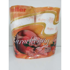 Globál Pack Müller WC Papír Barackvirág 8 tekercses, 3 rétegű / 1db higiéniai papíráru