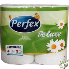 Globál Pack Perfex Wc papír 4 tekercs 3 réteg kamilla higiéniai papíráru