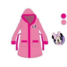 GlobalLicenceSrl. Disney Minnie egér kapucnis pamut köntös gyerekeknek - rózsaszín - 122-128 lakástextília