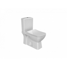 Globalviva CeraStyle Duru perem nélküli monoblok Wc + Bidet 2in1, Wc tartály, öblítőszelep, mély öblítésű fürdőszoba kiegészítő