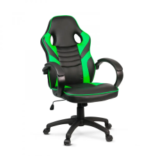 Globiz Gamer szék karfával zöld forgószék