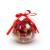 Globiz international Karácsonyfadísz szett - piros - 3 cm - 12 db / szett