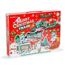 Globiz International Kft. bewello Karácsonyi kisvasút – zenél, világít – elemes autópálya és játékautó