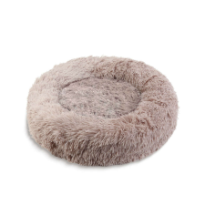 Globiz International Kft. Kutyafekhely - kör - "L" méret - 70 cm - világosbarna szállítóbox, fekhely kutyáknak