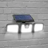 Globiz International Kft. Mozgásérzékelős szolár reflektor - karos, forgatható - 3 COB LED