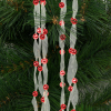 Globiz Karácsonyi organza girland - 2,7 m - 10 mm - piros