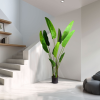  GLOBIZ Műnövény dekoráció banánlevél fa zöld 1,9 m