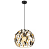 GLOBO 15759H MIKA függeszték 40W 230V IP20 1xE27 fekete d=400 mm