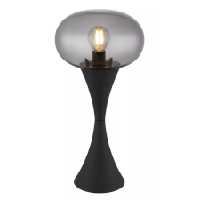 GLOBO 21027S LULA asztali lámpa 25W 230V IP20 1xE14 fekete d=180 mm világítás