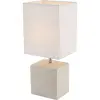 GLOBO 21675 Geri Asztali lámpa , 40W , E14 , kerámia, króm, textil, műanyag