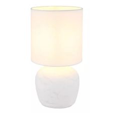 GLOBO 21739W MARBLE asztali lámpa 40W 230V IP20 1xE14 fehér d=160 mm világítás