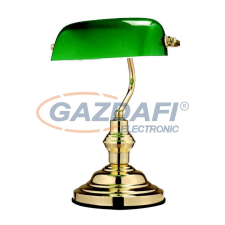 GLOBO 2491 ANTIQUE Asztali lámpa , 60W , E27 , sárgaréz, üveg világítás
