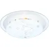 GLOBO 48090 BALLERINA I Mennyezeti lámpa , E27, ILLU, 60W , króm ,fém fehér , üveg