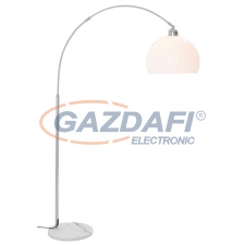 GLOBO 58227 Newcastle Állólámpa , 40W , E27 , nikkel matt, márvány, műanyag világítás