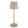 GLOBO 58482S VANCOUVER LED asztali lámpa 1,20 230V IP44 1xLED homok matt d=85 mm 50lm