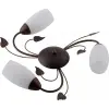 GLOBO 60800323X VENEZIA mennyezeti lámpa 40W 230V IP20 3xE14 rust colopiros d=500 mm