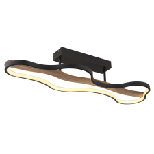 GLOBO Bezzy fekete LED mennyezeti lámpa (GLO-67181D) LED 1 izzós IP20 világítás