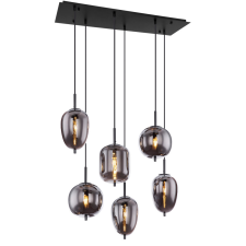 GLOBO BLACKY 15345-6 függeszték, 6x40W E14 világítás