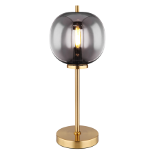 GLOBO Blacky I sárgaréz-füstszürke asztali lámpa (GLO-15345TMM) E14 1 izzós IP20 világítás