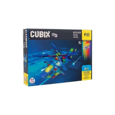 GLOBO Cubix LED-es Építőjáték - Helikopter barkácsolás, építés